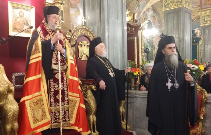 Πανηγυρικός εσπερινός στη Ζάκυνθο παραμονή του Αγίου Διονυσίου