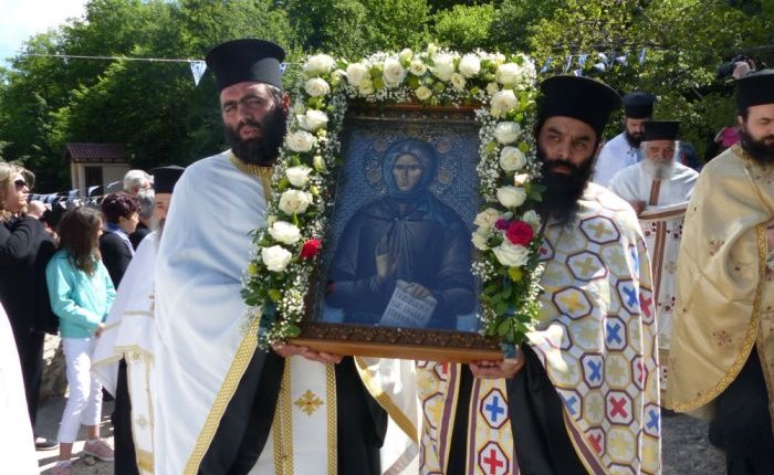 Με ξεχωριστή λαμπρότητα εορτάστηκε η Αγία Σοφία της Κλεισούρας, στον τόπο της ασκήσεώς της, στο Μοναστήρι της Παναγίας της Κλεισουριώτισσας της Ιεράς Μητροπόλεως Καστορίας